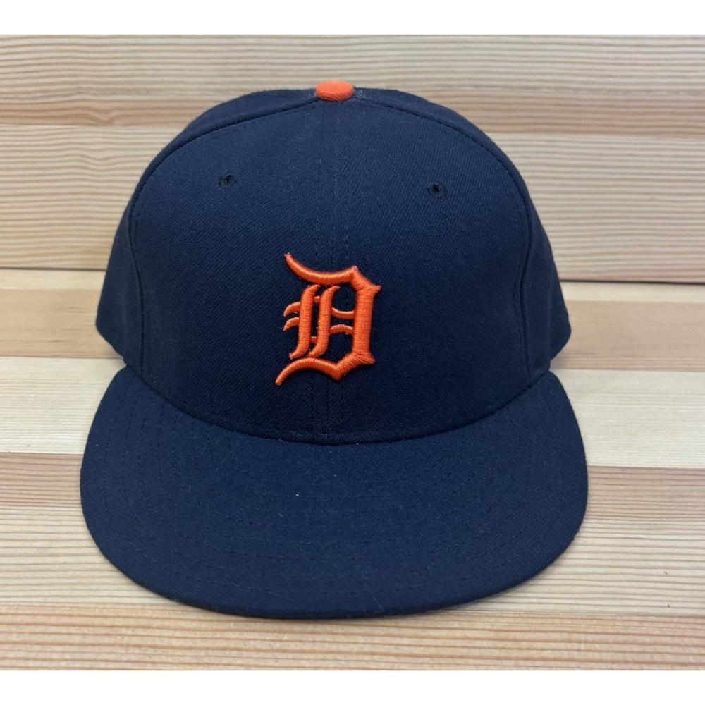 Detroit Tigers New Era Men's 7 1/4 59Fifty Fitted Cap MiUSA On Field MLB